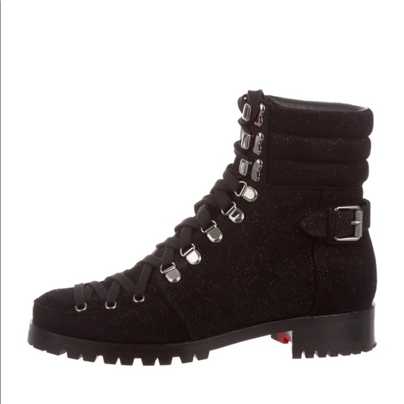 louboutin combat boots